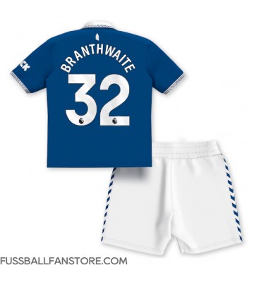 Everton Jarrad Branthwaite #32 Replik Heimtrikot Kinder 2023-24 Kurzarm (+ Kurze Hosen)